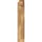 Ekena Millwork Traditional Rough Sawn Craftsman Outlooker, Western Red Cedar, 6"W x 22"D x 34"H OUT06X22X34TRA04RWR - alternate 3